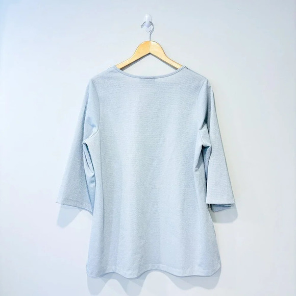 CLAIRE FRANCE Silver  sparkly tunic - Picture 8 of 8